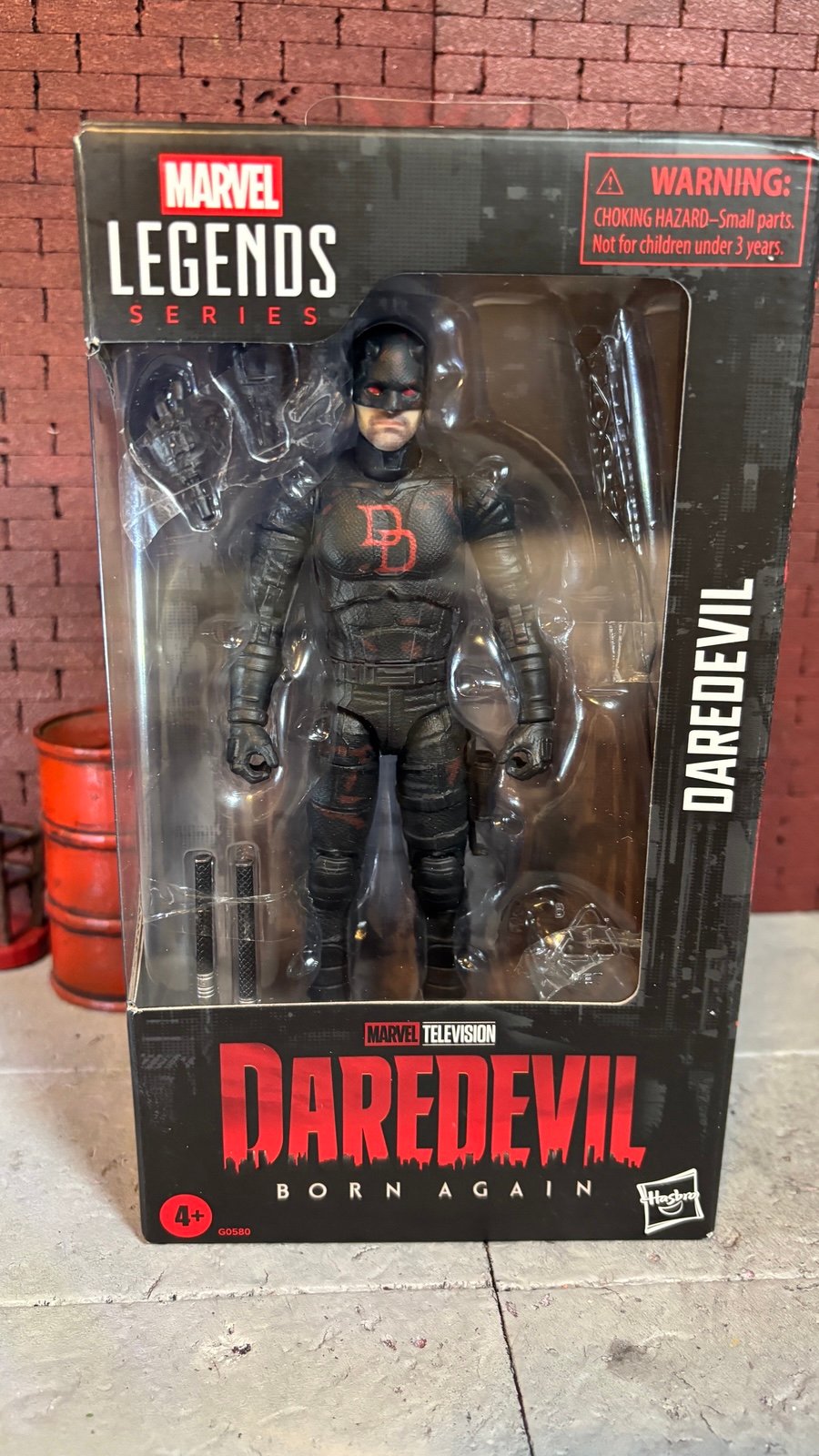Marvel Legends Custom Daredevil Born Again Season 2 Black Suit Action Figure
