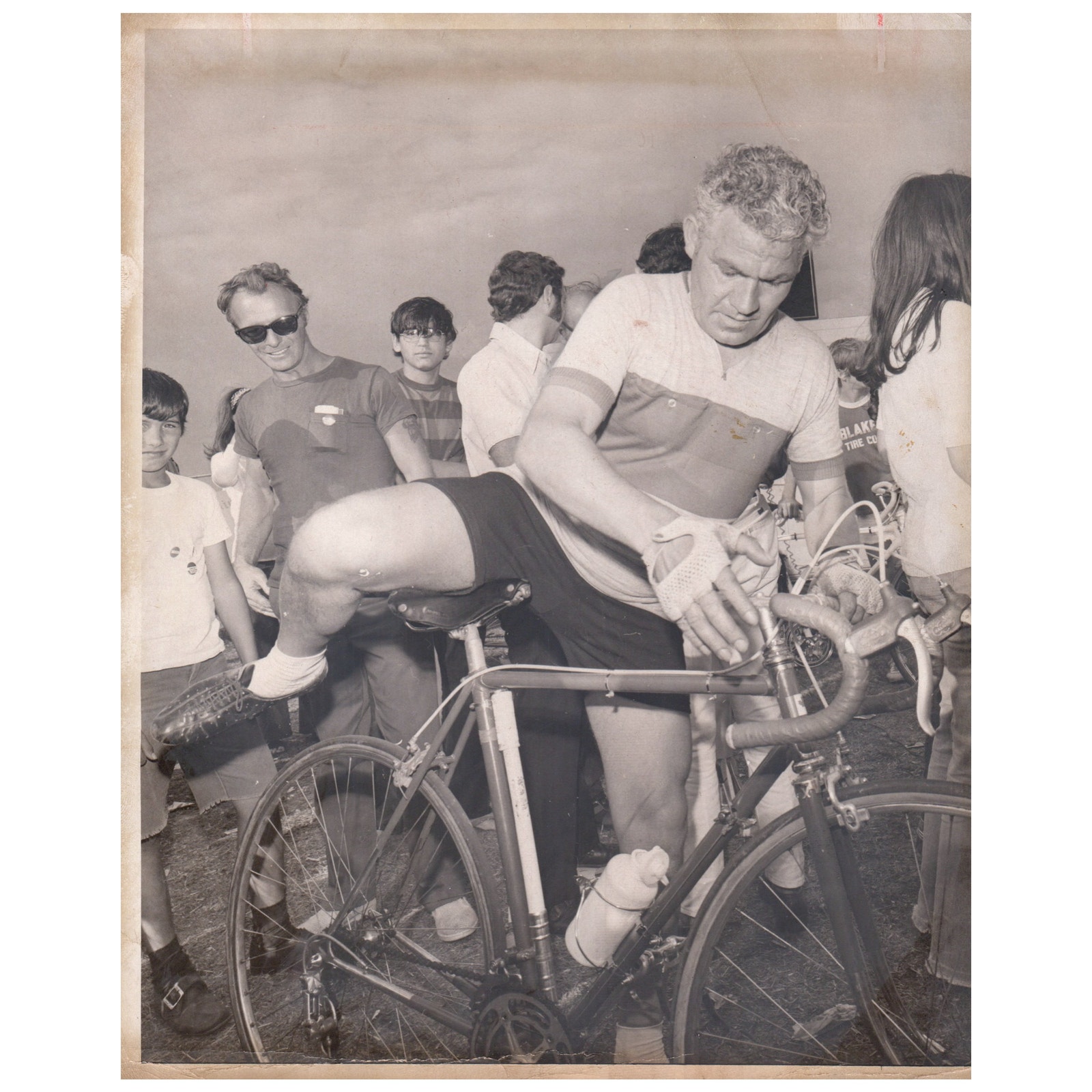 1972 Press Photo Cycling Bicycle Race Joe Miscioscia Miami FL 8x10 AD3