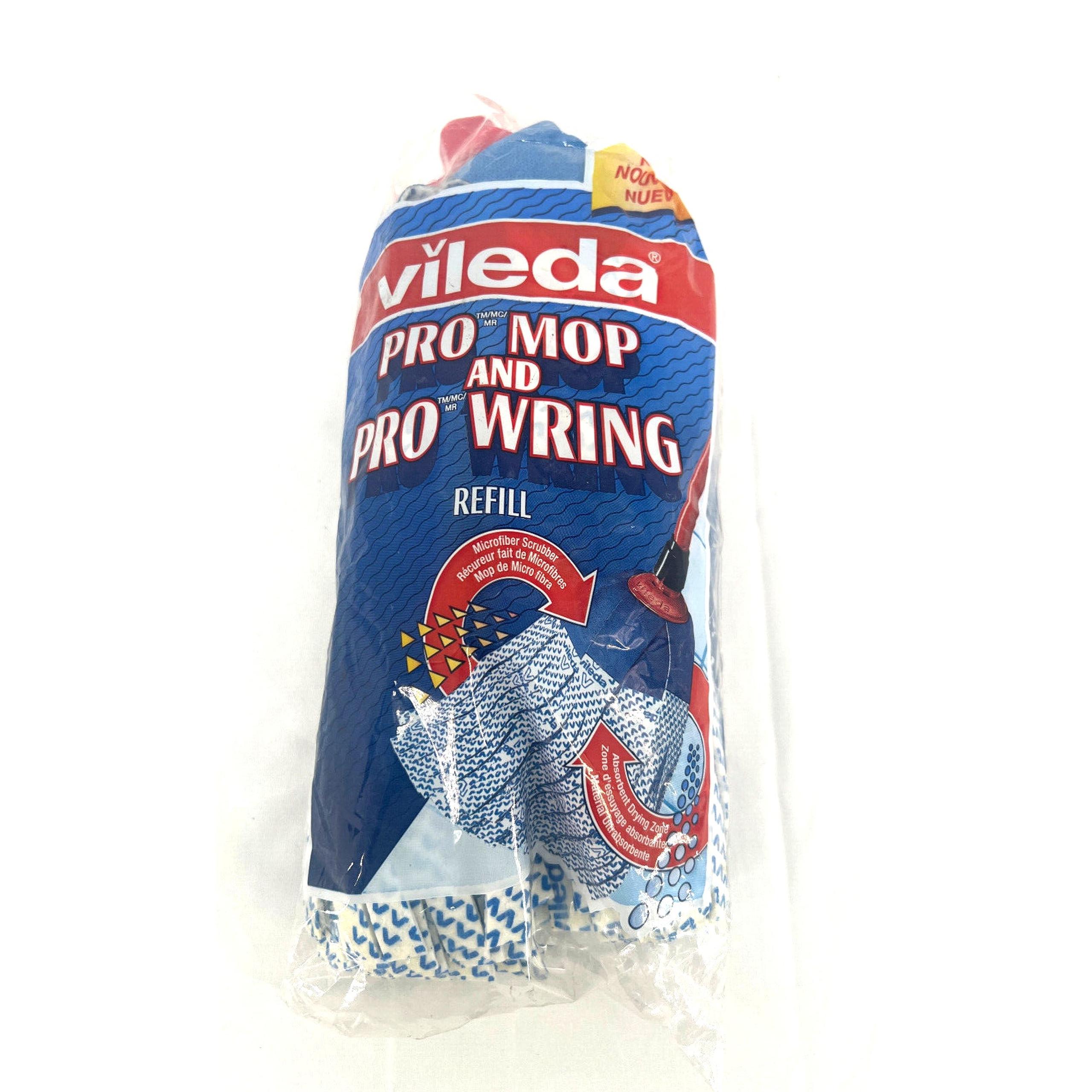 Vileda Pro Mop & Pro Wring Refill Blue White Replacement Hard Floors USA New