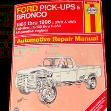 Haynes Ford Pick Ups/Bronco Automotive Repair Manual 1980-1996