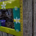 Fused Studio Glass Mirror Signed USAmade