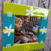 Fused Studio Glass Mirror Signed USAmade