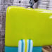 Fused Studio Glass Mirror Signed USAmade