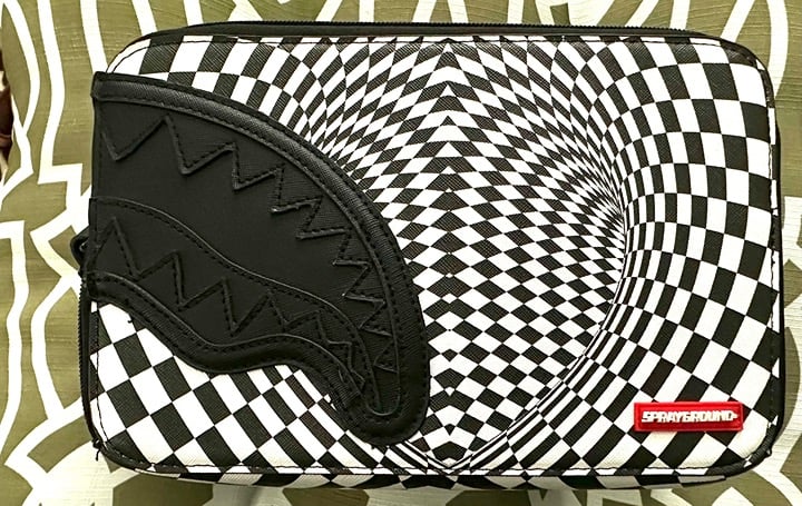 Sprayground Trippy Check Toiletry Kit