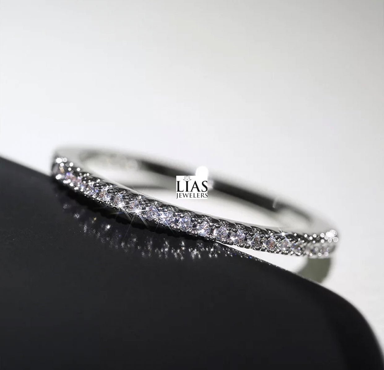 New 18k white gold wedding ring 1 ring