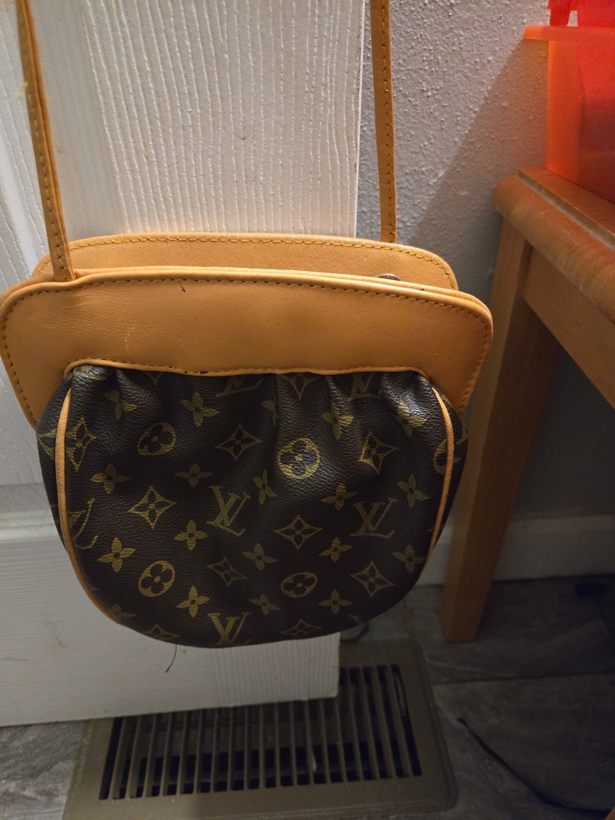 faux leather crossbody purse