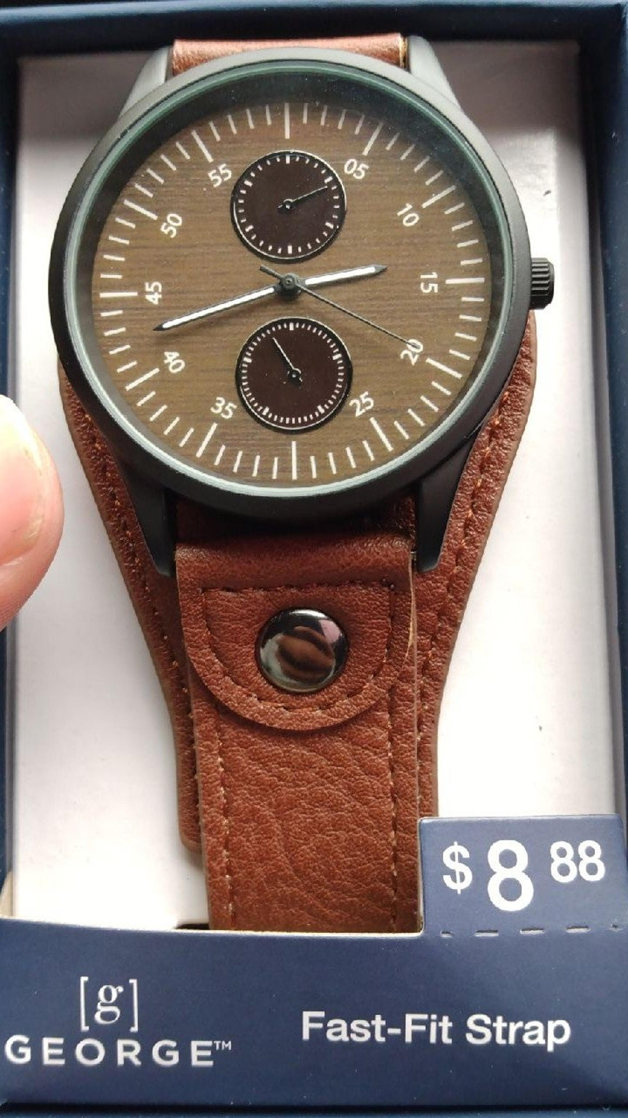 leather watch