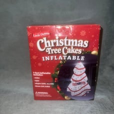 New Little Debbie Christmas Tree Cake Airblown Inflatable Blow Up FAST SHIP!
