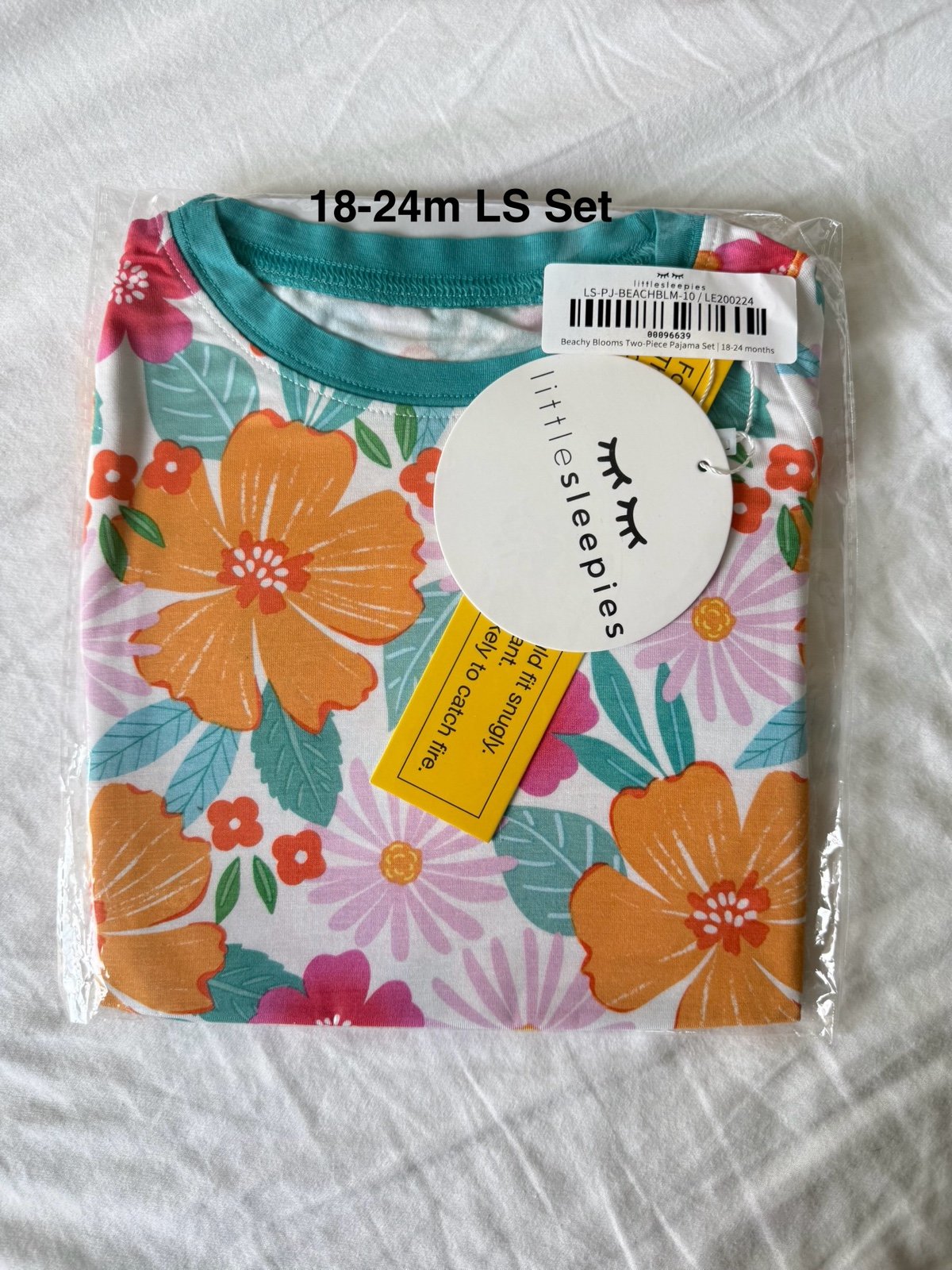 Little Sleepies Beachy Blooms | 18-24m