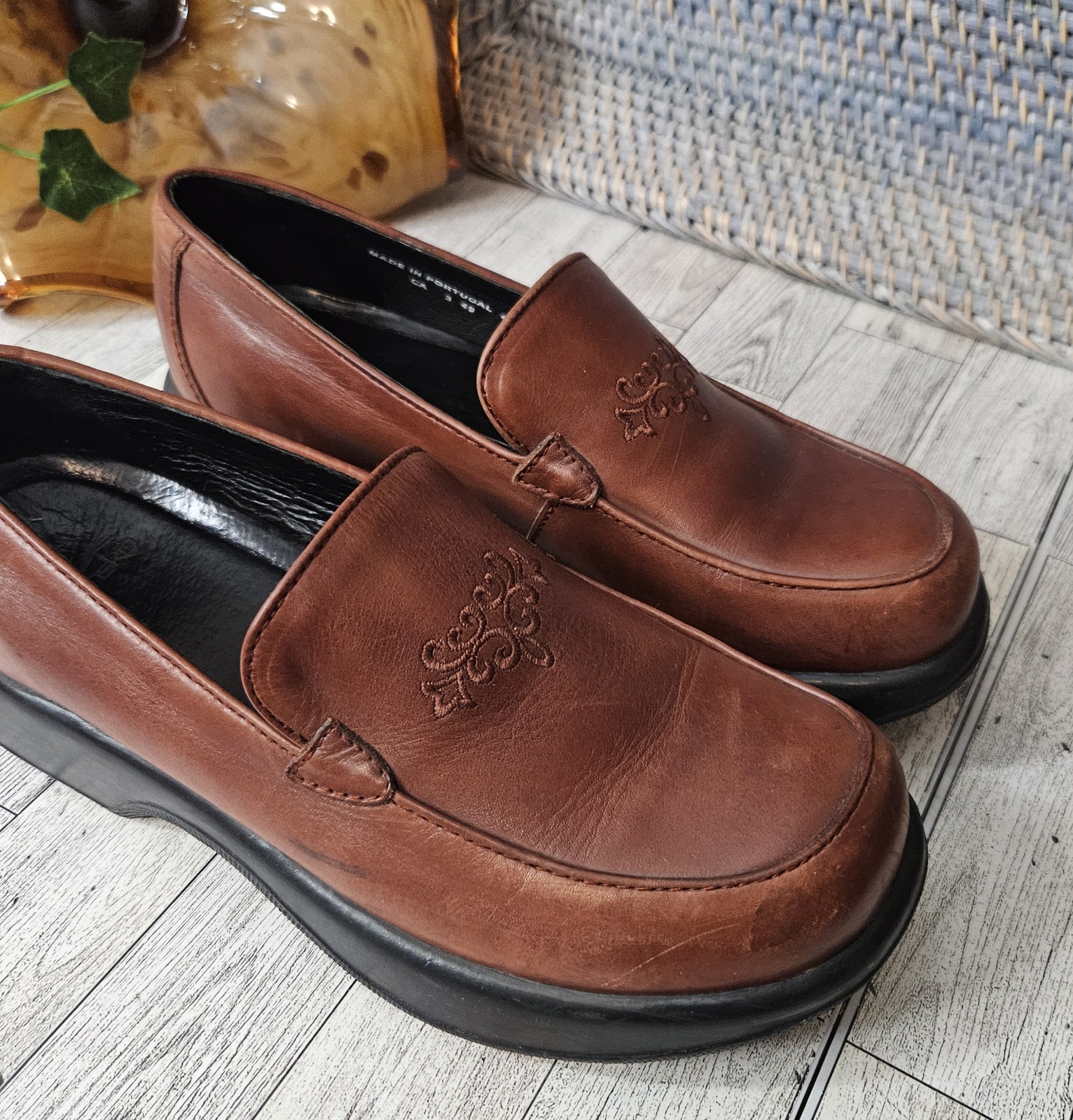 Vintage 90s Y2K Dansko Chunky Platform Clogs Shoes Women Size 41 US 10.5 - 11