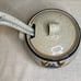 Studio pottery stoneware soup tureen with lid, ladle.