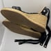 STUART WEITZMAN, Authentic Illeana Lace Up Wedges, Black Paisley Bandana Print