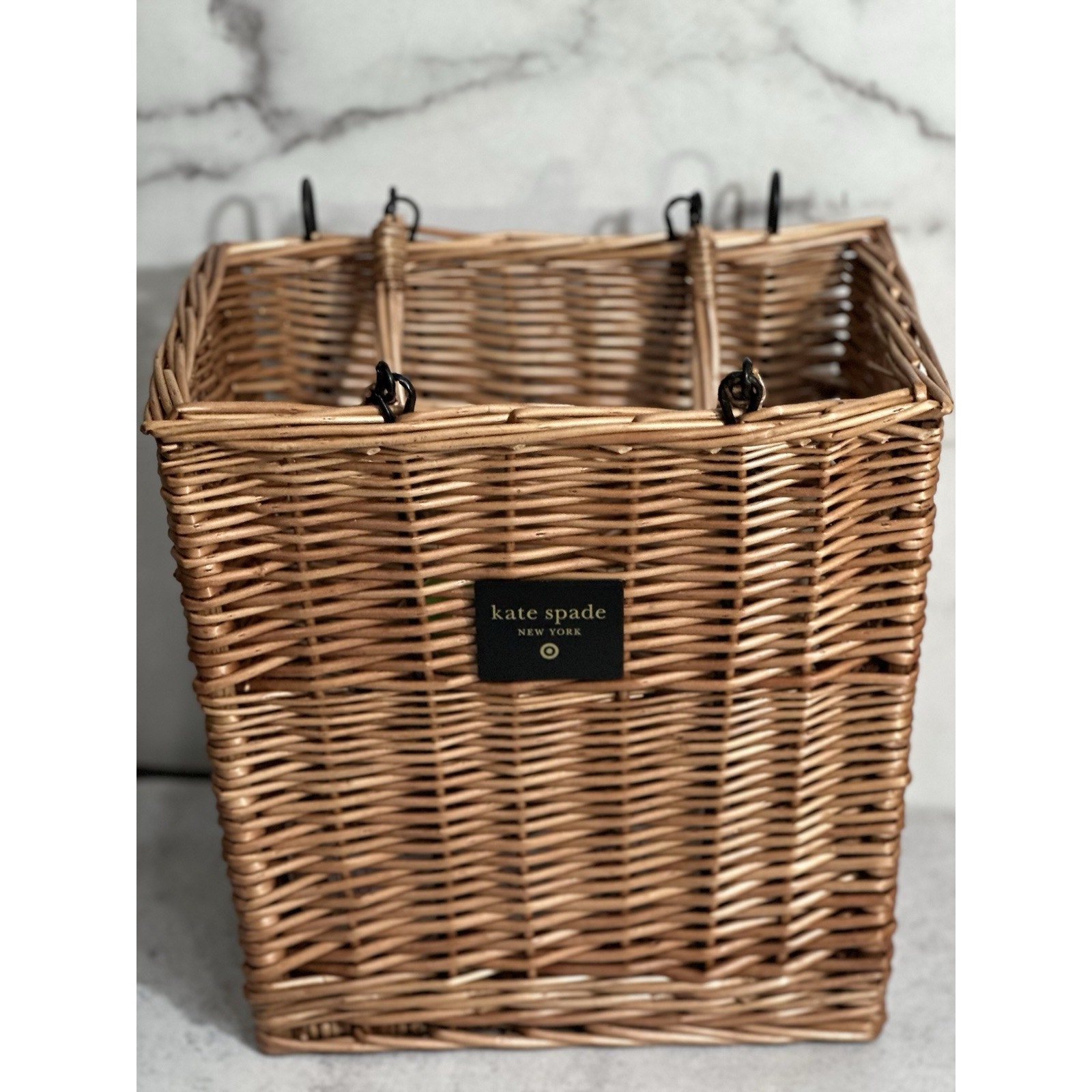 Kate Spade x Target Exclusive Woven Bicycle Basket READY TO SHIP NEW
