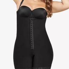 Leonisa Women's Firm Compression BoyShorts Body Shaper With Butt Lifter