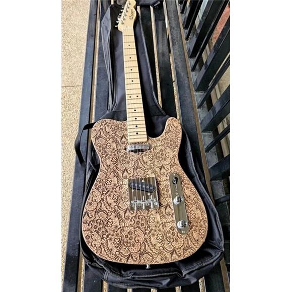NICE PLAYING NEW CUSTOM 6 STRING PAISLEY ENGRAVED TL STYLE ELECTRIC GUITARth Vid
