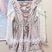 LIZLISA Tiara Ribbon Tiered Dress