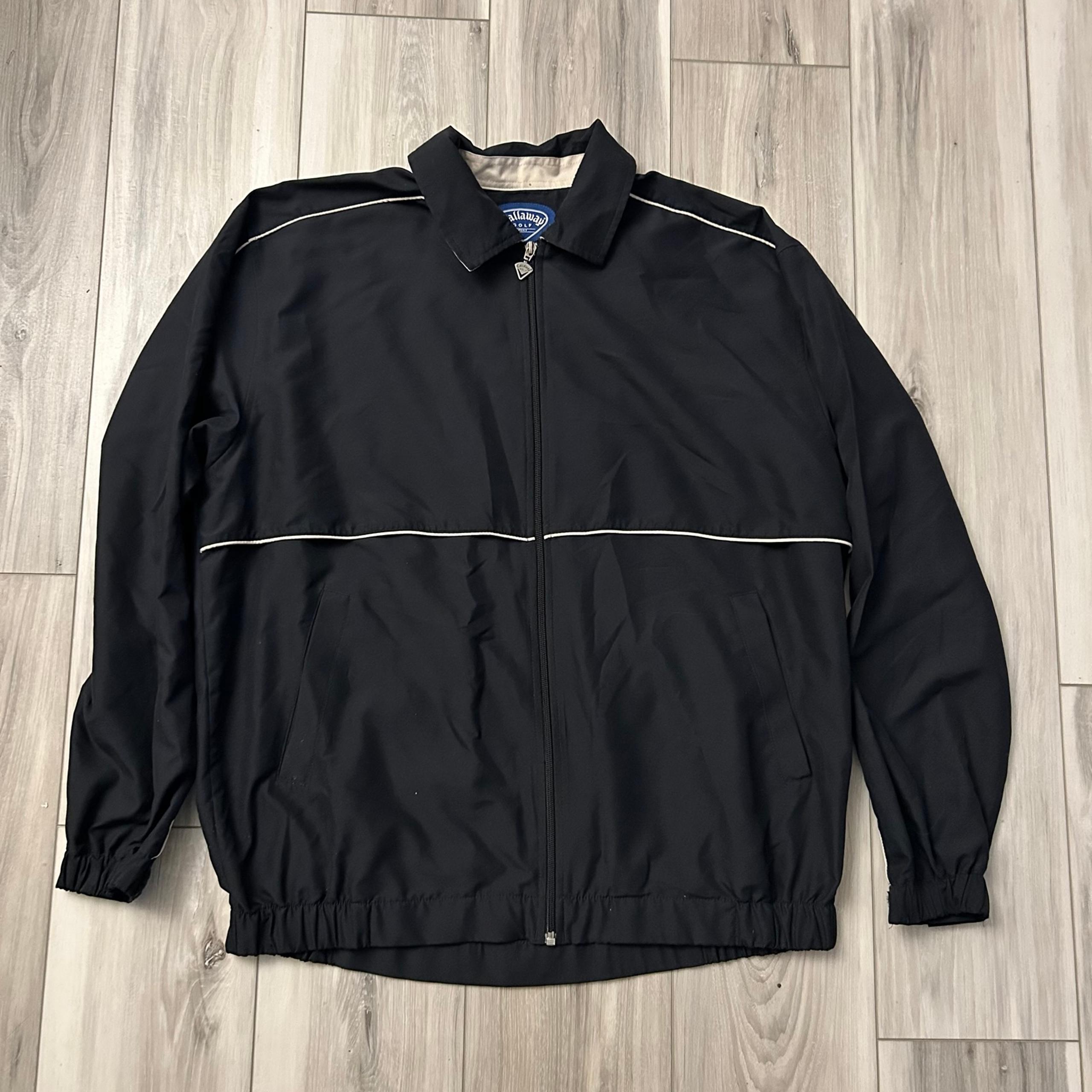 Golf Men’s Windbreaker Jacket Full Zip Size Large - Callaway