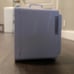 A mini refrigerator