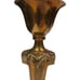Mid 20th Century Hollywood Regency Brass Ram's Head Candle Holders Set of 2 EUC
