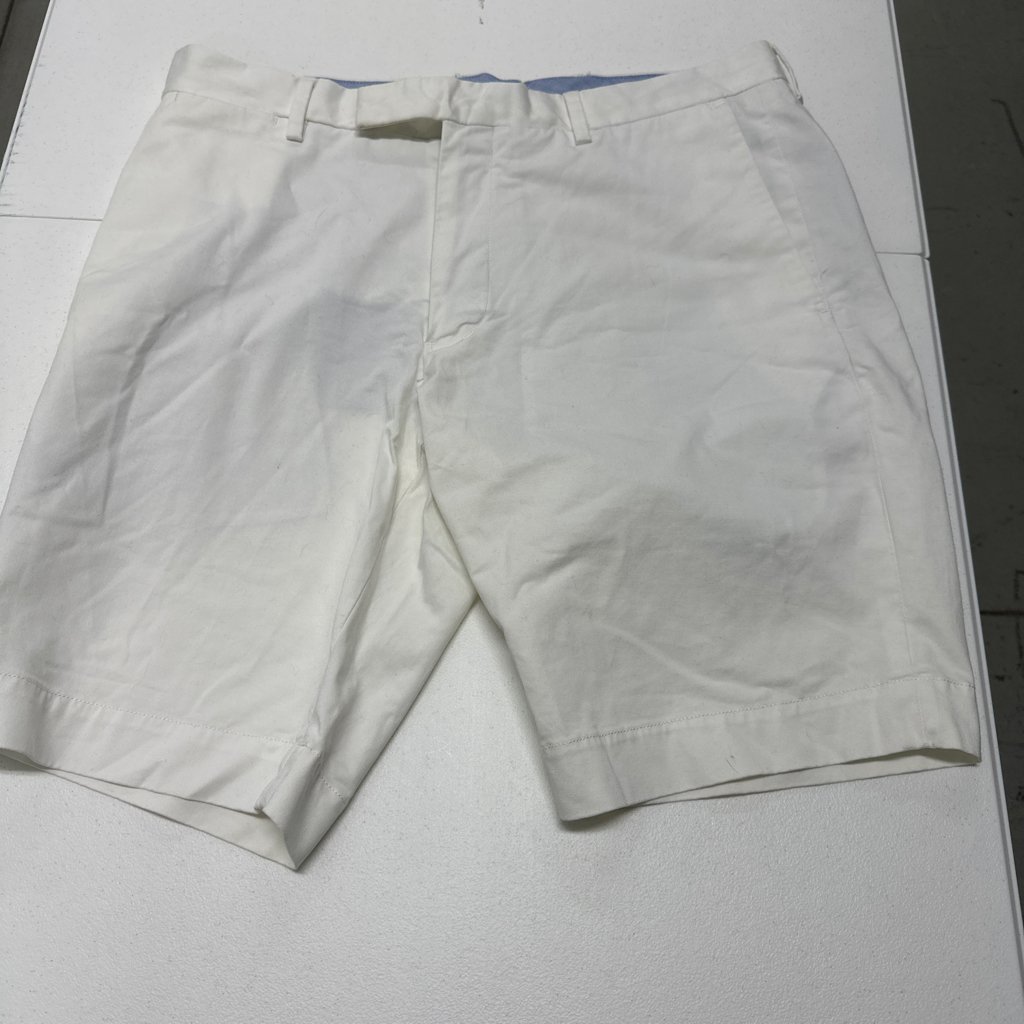 White polo shorts