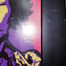 Jimi Hendrix Purple Haze Framed Lithograph Poster 4 Pictures Hanging Wall Art