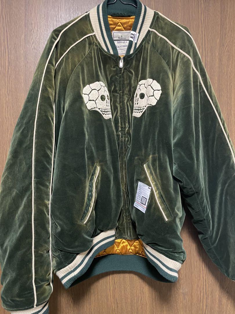 MIHARA YASUHIRO Skull Embroidered Souvenir Jacket