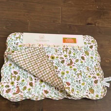 Rachel Ashwell Quilted Placemats set Of 4 New Fox Fall Autumn Sunflowers