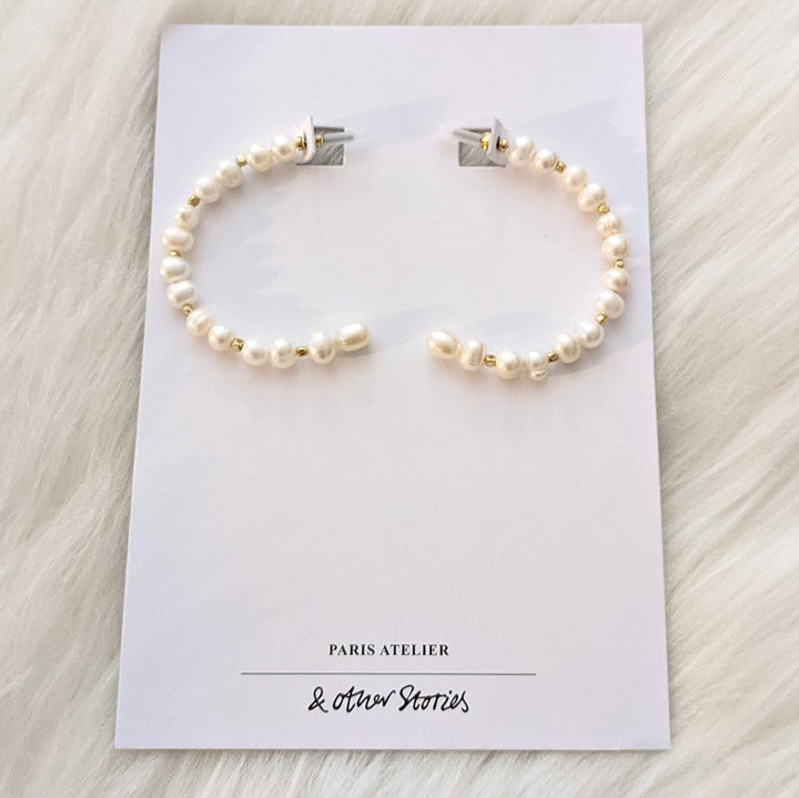 Accessory - Earrings - Other Stories White Pearl Earrings