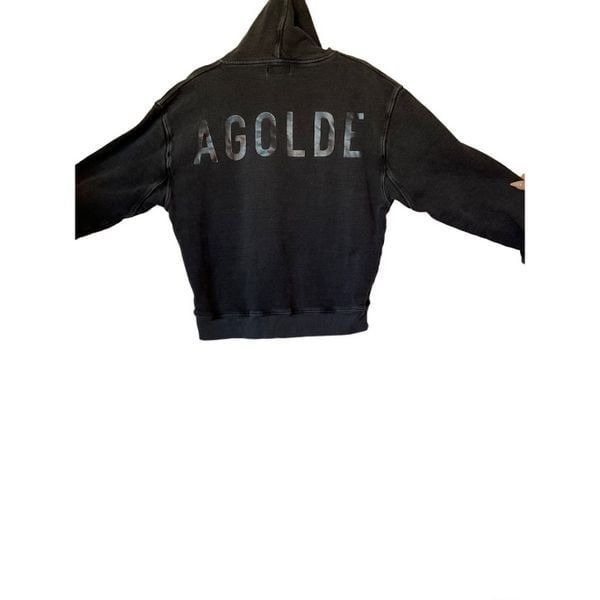 AGOLDE Legacy Oversized Hoodie in Ash Black