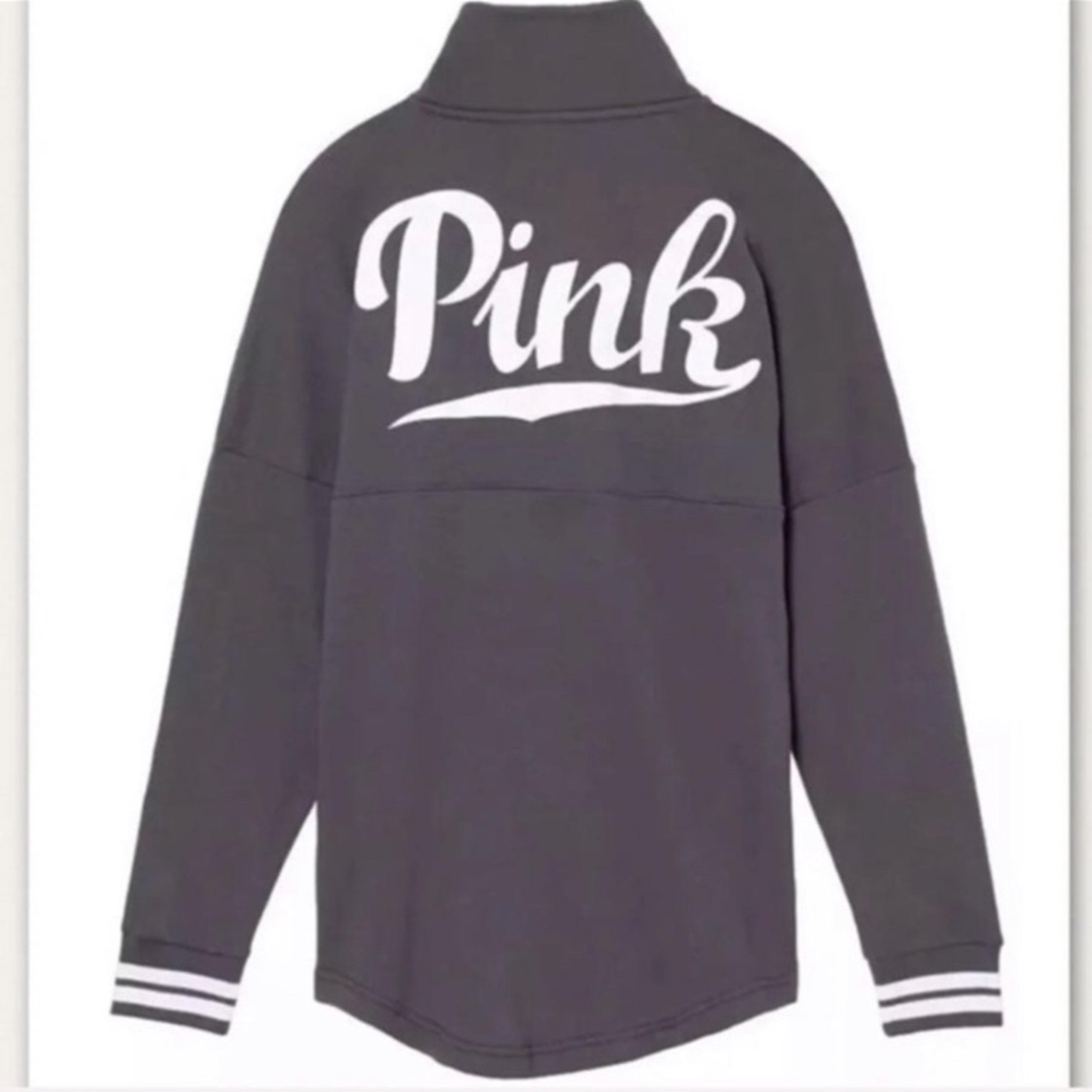 New Vs PINK Quarter Snap Varsity Crew XS