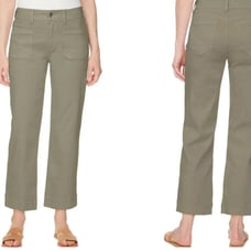 Buffalo David Bitton Women's High-Rise Soft Strech Crop Pant Brigette 10/30 NWT