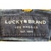 Lucky Brand Jeans Mens 34X34 Blue Distressed 412 Athletic Slim Denim Stretch NEW