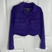 House Of Harlow 1960 Wool Blend Purple Crop Jacket sz S NWOT B90488pme