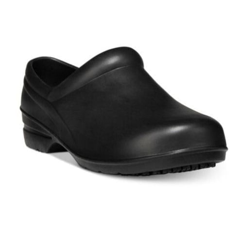 Easy Works Natural Uniform Women's Slip-Resistant Clogs Size 6 Black