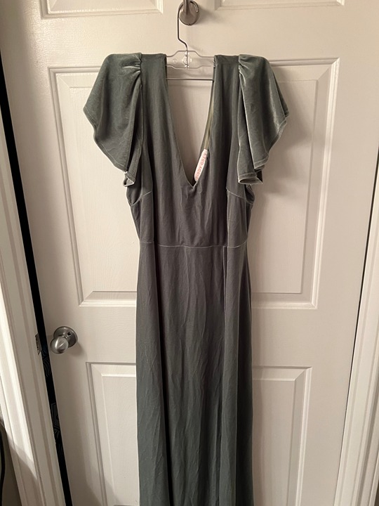 Sage green bridesmaid/formal dress