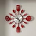 New 16 Inch Cutlery Kitchen Silent Wall Clock with Fork and Spoon for Kitchen