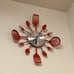 New 16 Inch Cutlery Kitchen Silent Wall Clock with Fork and Spoon for Kitchen