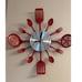 New 16 Inch Cutlery Kitchen Silent Wall Clock with Fork and Spoon for Kitchen