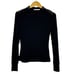 T Alexander Wang Wool Ribbed Pullover Sweater Size M Zipper Shoulder Black Edgy
