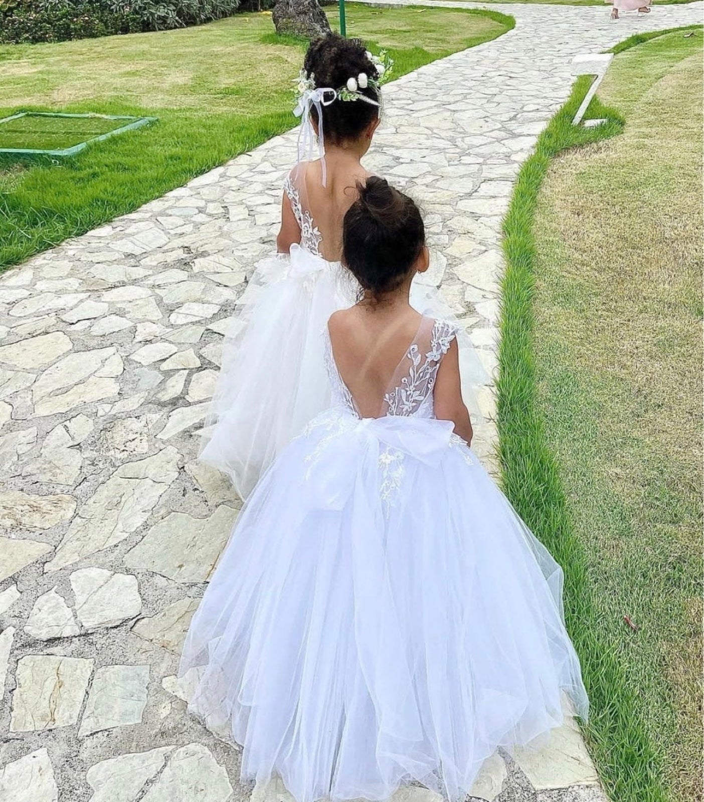 Beautiful Custom Ivory Dress - Hand made