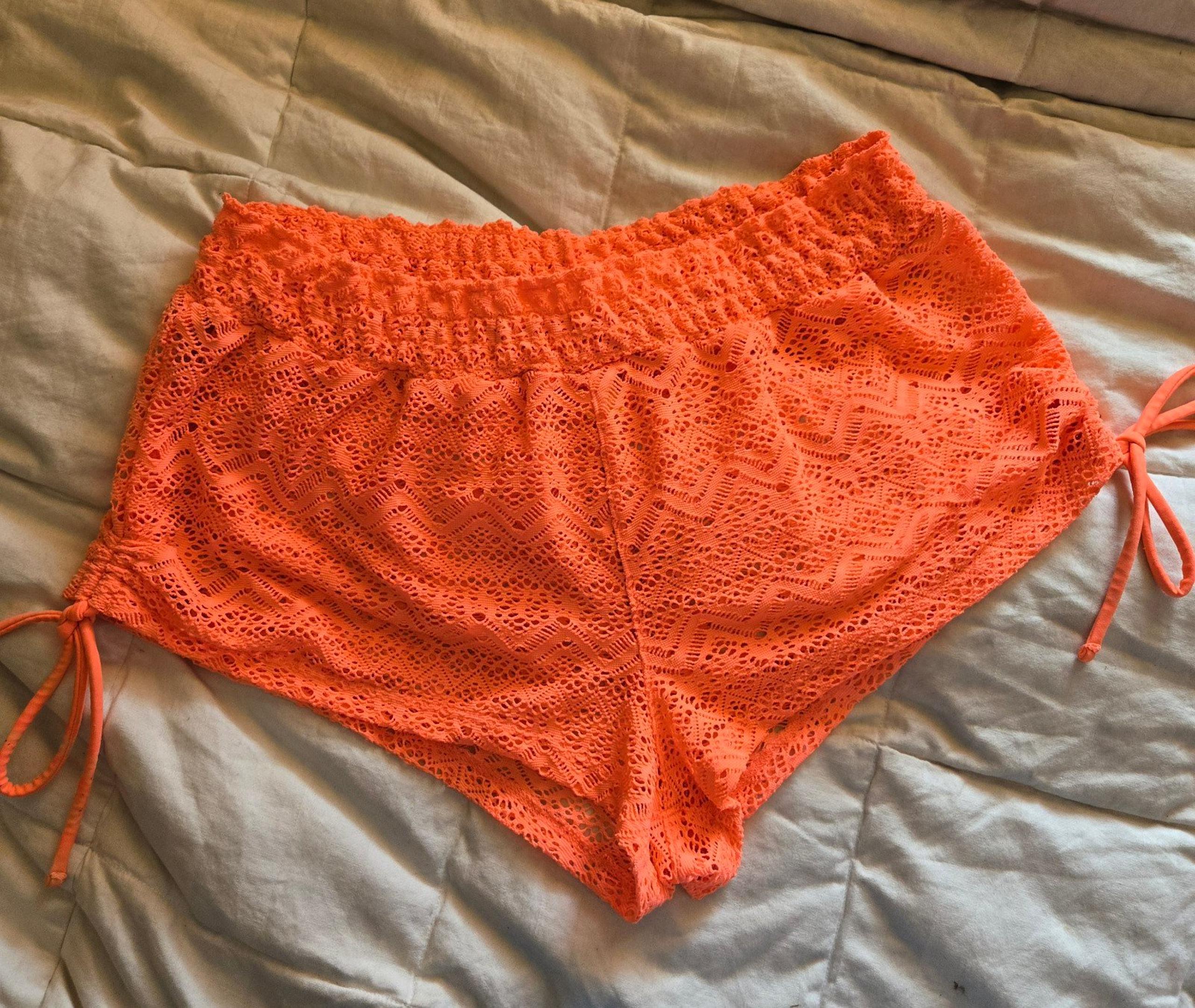 No Boundaries see thru swimsuit cover up shorts