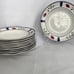 Vintage Adams Lancaster 8-inch Salad Plates SET OF 10 Real English Ironstone