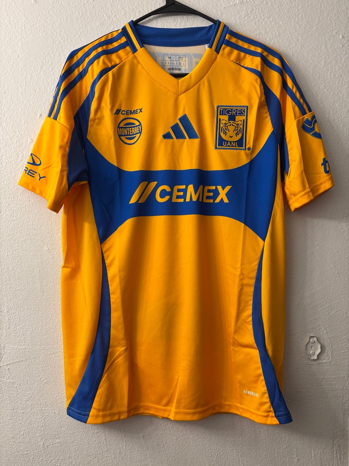 Adidas Tigres UANL 2024/2025 Authentic Home Jersey Size M & XL