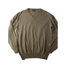 William - cashmere blend V neck grey sweater size Lg