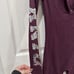 Victoria's Secret PINK Sequin Thermal One Piece Burgundy PJs Discontinued Sz XS