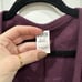 Victoria's Secret PINK Sequin Thermal One Piece Burgundy PJs Discontinued Sz XS
