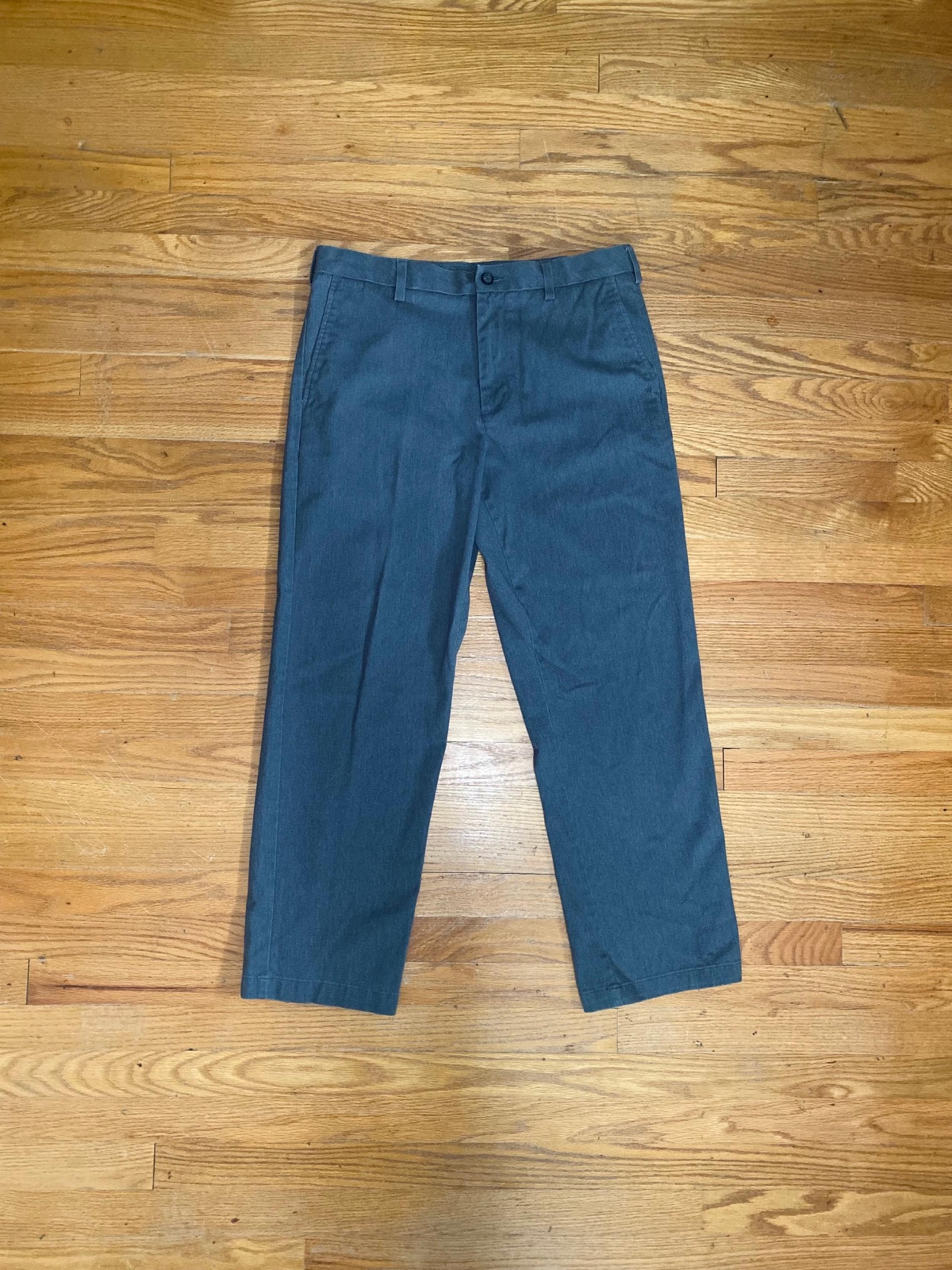 Men’s Croft & Barrow Classic Fit Chino Pants 34x30 gray pants