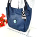 Valentina Made in Italy Womens Leather Hobo Bag Handbag Ocean Great for Gift NEW