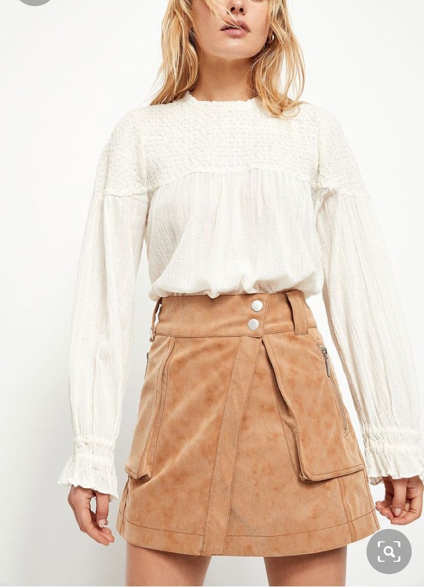 Free People Utility Skirt Size 12