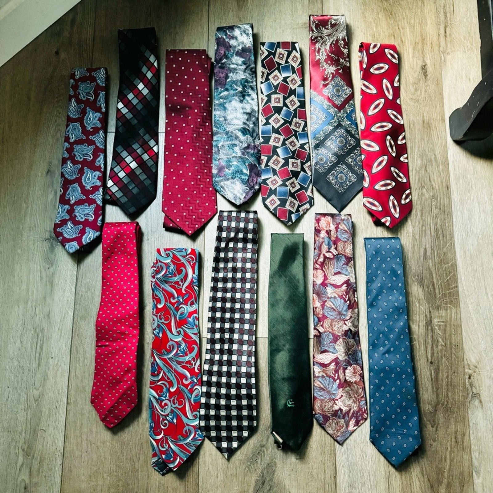 100% Silk bundle of 13 ties